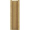 Ekena Millwork 5 1/2-in W x 18-in D x 18-in H Funston Slat Rough Cedar Woodgrain TimberThane Outlooker, Primed Tan OUTUR055X18X18FST24RCPR - alternate 5